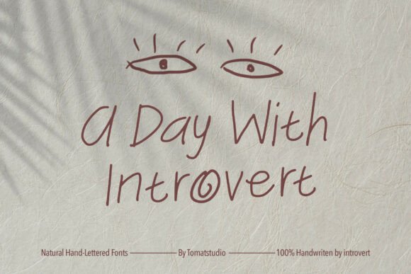 Adaywithintrovert Font