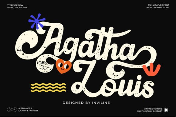 Agatha Louis: A Retro Script for Creative Projects