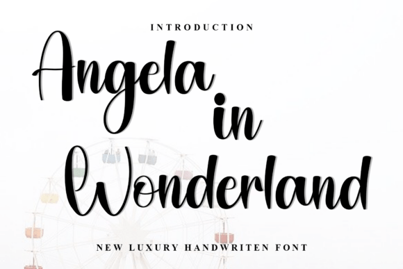 Angela in Wonderland Font