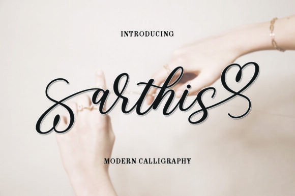 Arthis: A Flowing Script Font