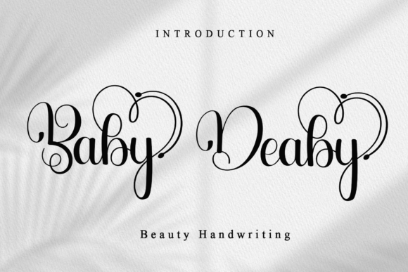 Baby Deaby: A Script Font for Real Projects