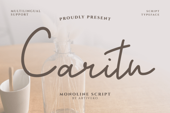 Caritu: A Handwritten Font for Creative Makers