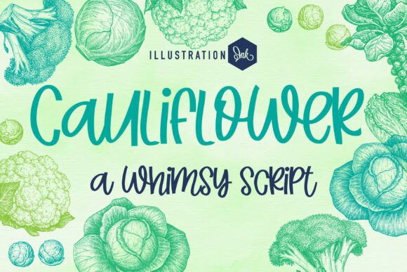 Cauliflower: A Whimsical Font for Creative Campaigns