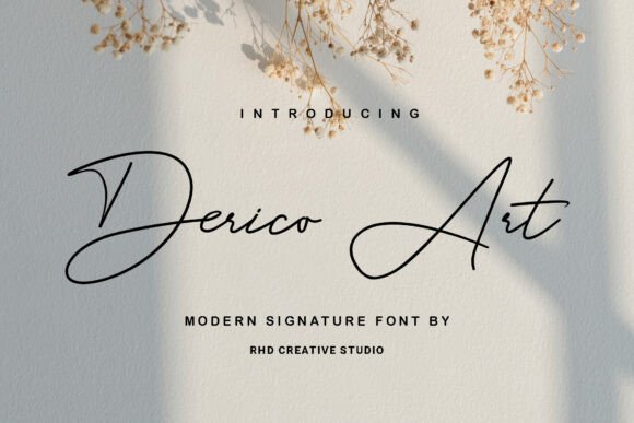 Derico Art: A Stylish Script Font