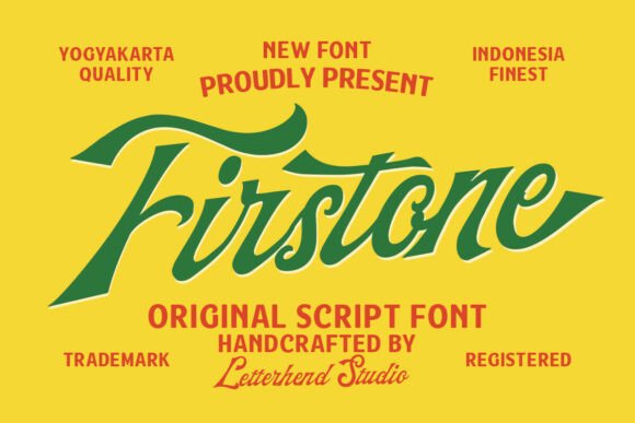 Firstone Font: Retro Script for Crafters