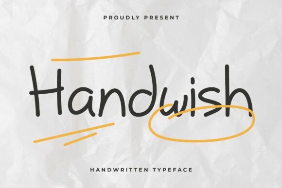 Handwish: A Handwritten Font for Creative Makers