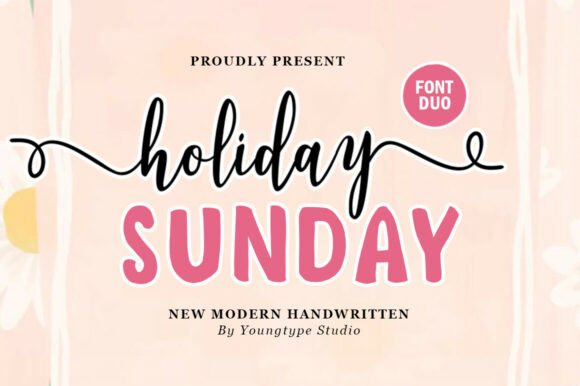 Holiday Sunday Duo Font
