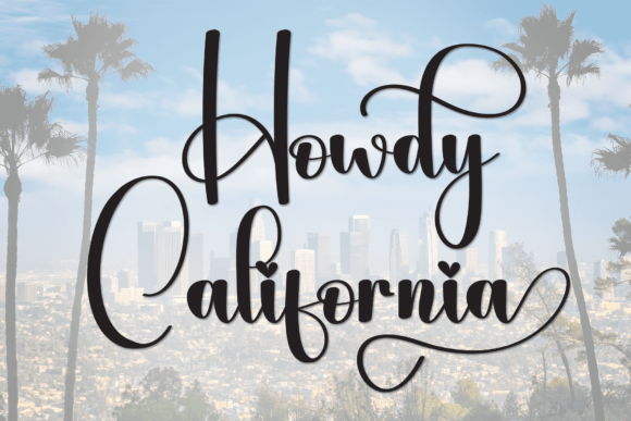 Howdy California Font Review