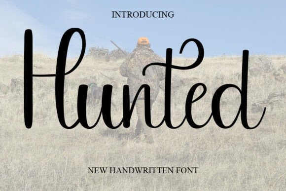 Hunted: A Handwritten Font for Elegant Design