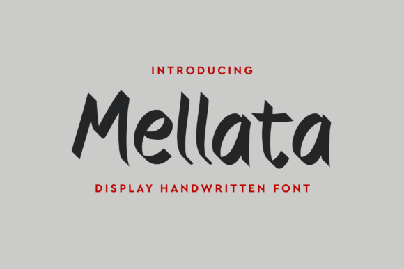 Mellata: A Handwritten Font for Creative Makers