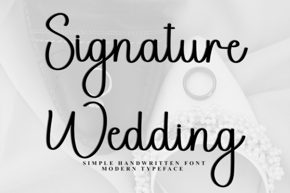 Signature Wedding Font for Stunning Visuals