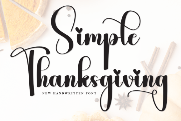 Simple Thanksgiving Font