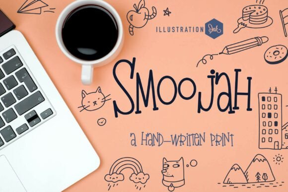 Smoojah: A Playful Handwritten Font