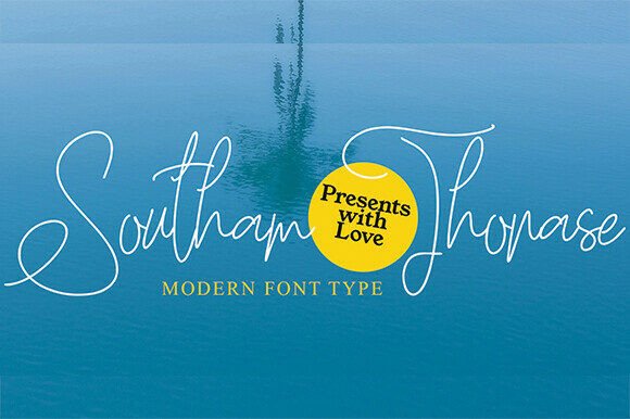 Southam Thonase: A Elegant Script Font