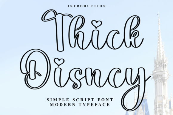 Thick Disney Font for Business
