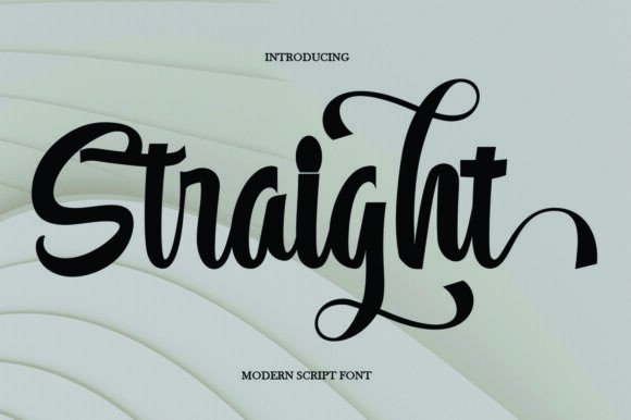 Use Straight Otf for Bold Typography