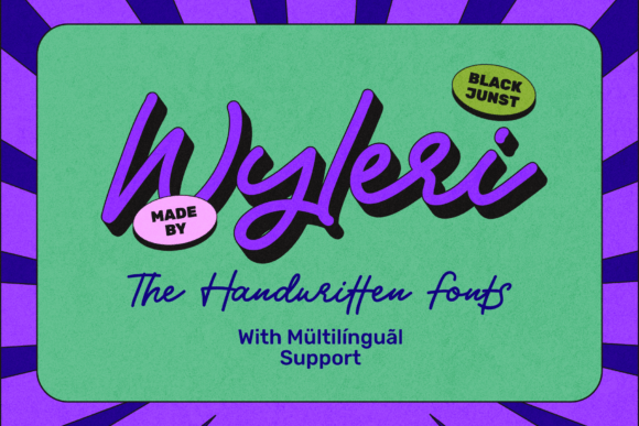 Wyleri: A Bold Handwritten Font for Creative Projects